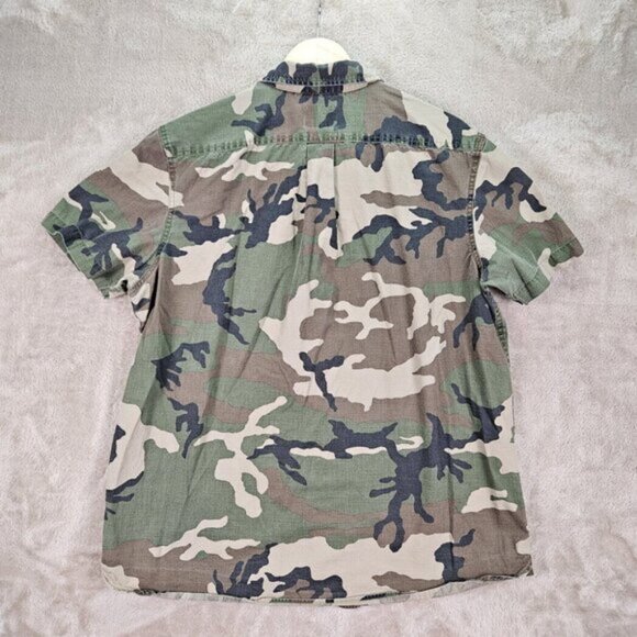 The North Face Camo Button-Down Shirt Sz L Tactical Combat Outdoor Hiking Trail - Picture 2 of 10